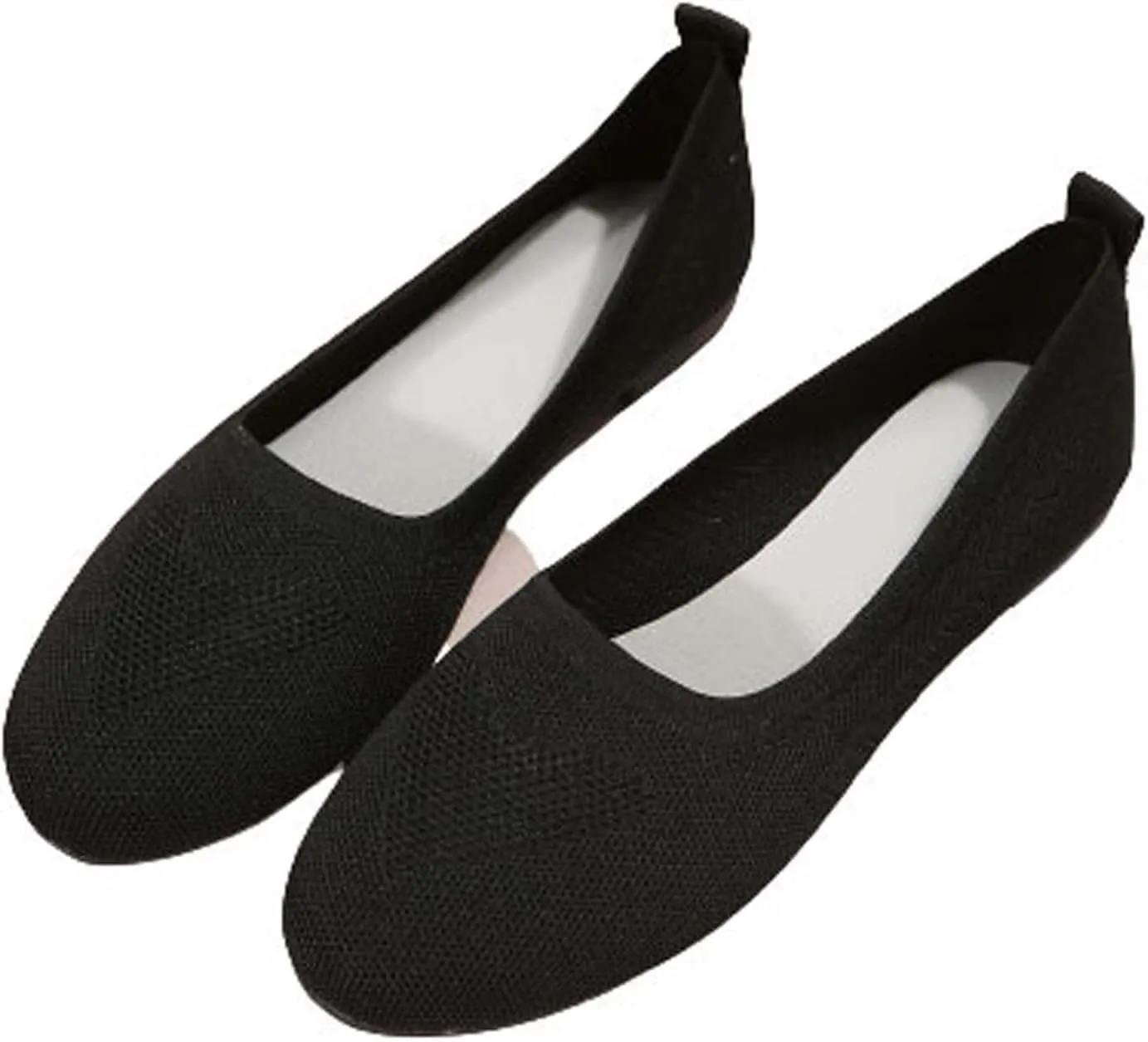Dress Shoes for Women Casual Slip on Business Work Office Sandals Summer Suede Ballet Flats Pointed Toe Dressy Footwear