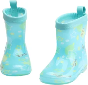 EnJoCho Outdoor Shoes for Toddler Kids Rain Boots Cartoon Bowknot Infant Boys Girls PVC Rain Boots Children Non Slip