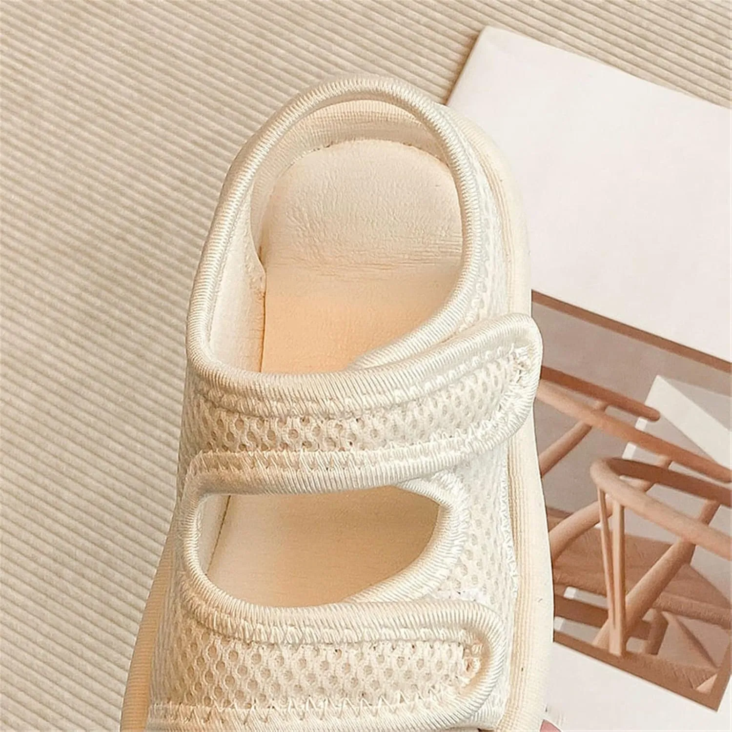 EnJoCho Toddler Cartoon Shoes Kids Girls Boys Unisex Casual Open Toe Light Weight Adjustable Straps Summer Sports Sandals