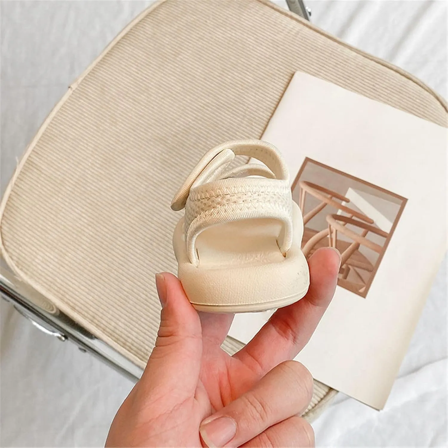 EnJoCho Toddler Cartoon Shoes Kids Girls Boys Unisex Casual Open Toe Light Weight Adjustable Straps Summer Sports Sandals