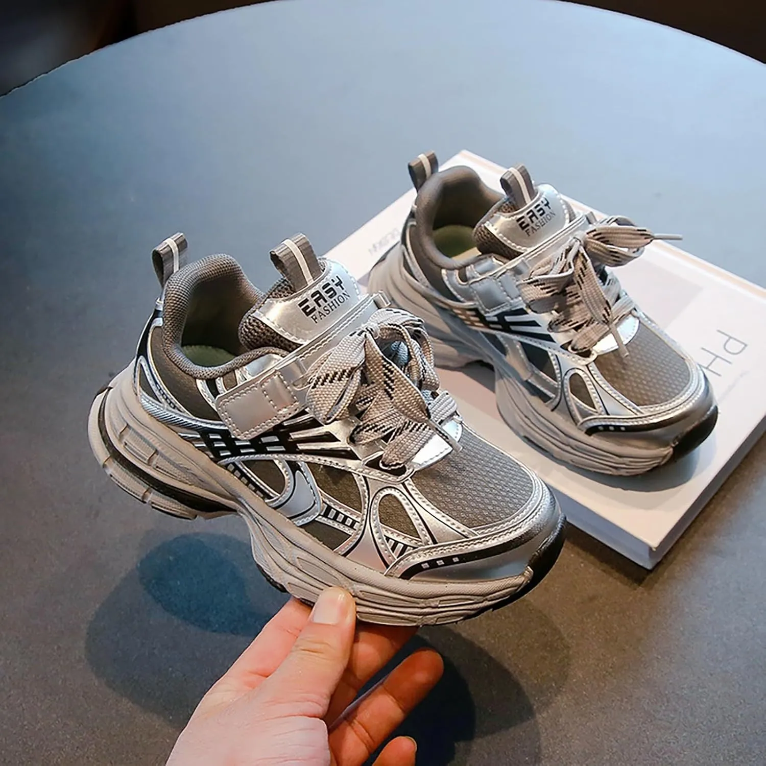 Fashion All Seasons Children Sports Shoes Girls Boys Flat Sole Thick Sole Non Slip Comfortable Casual Shoes Kids Size 13