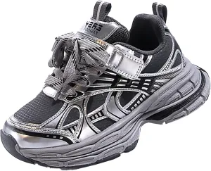 Fashion All Seasons Children Sports Shoes Girls Boys Flat Sole Thick Sole Non Slip Comfortable Casual Shoes Kids Size 13