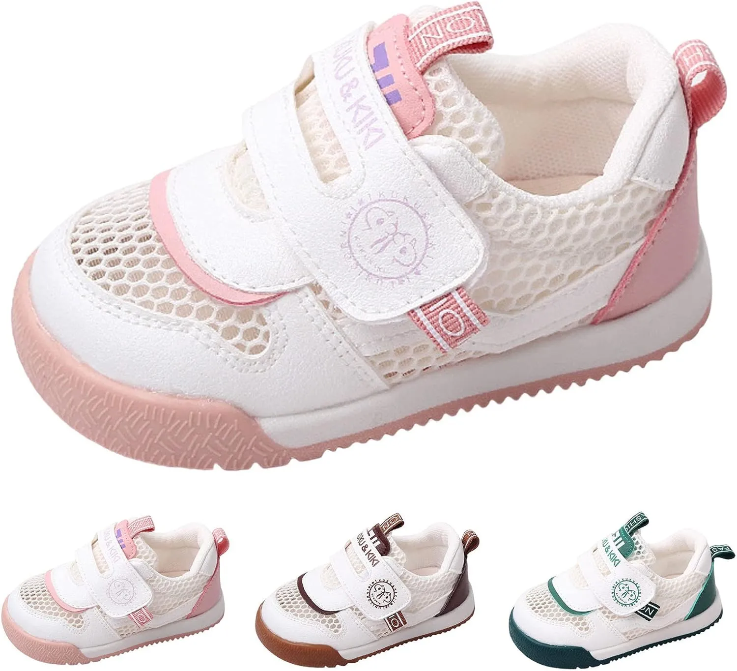 Fashion Summer Children Sports Shoes Boys and Girls Casual Shoes Flat Bottom Non Slip Hollow Mesh Upper Breathable and Comfortable Baby Size 6 Shoes