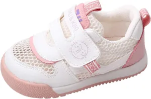 Fashion Summer Children Sports Shoes Boys and Girls Casual Shoes Flat Bottom Non Slip Hollow Mesh Upper Breathable and Comfortable Baby Size 6 Shoes