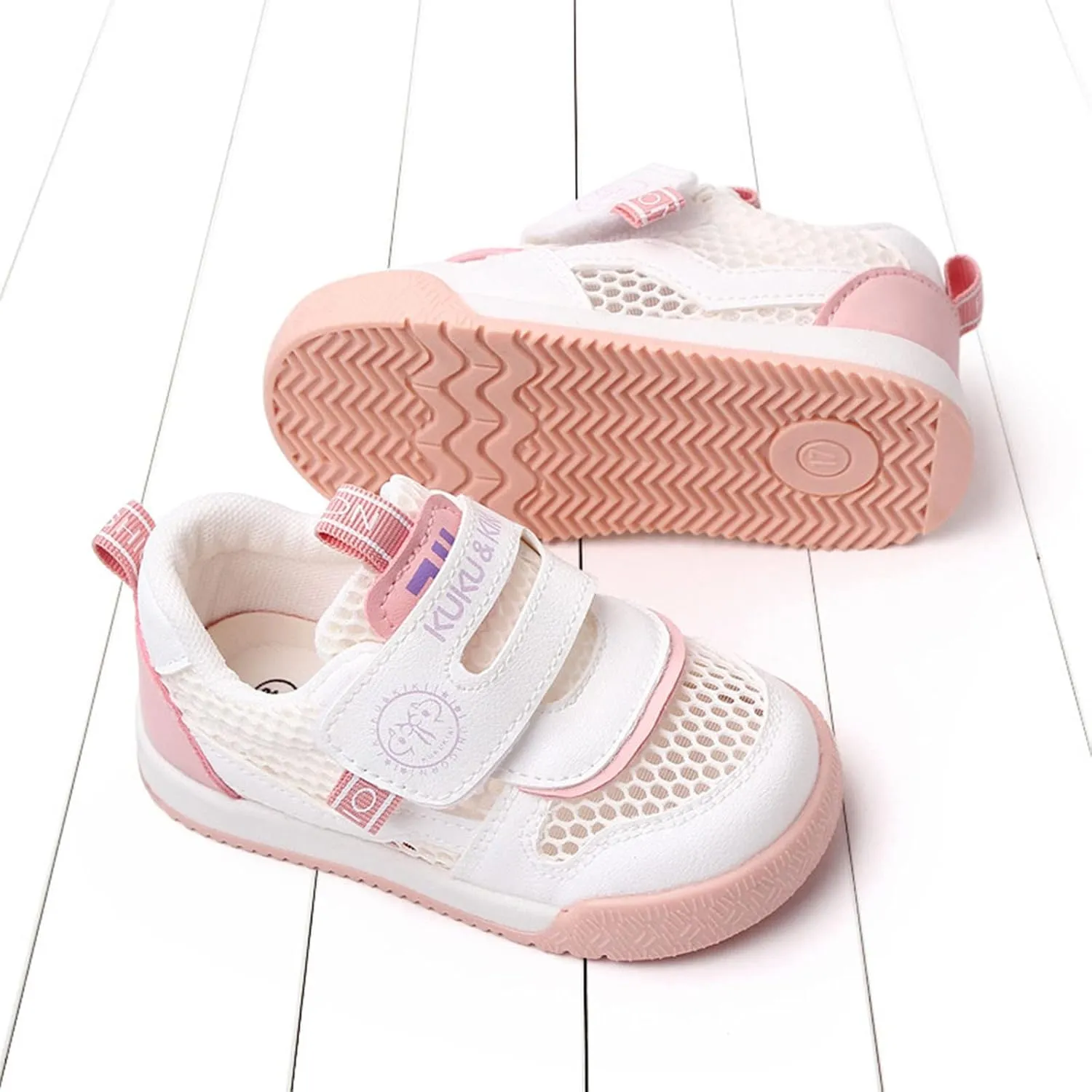 Fashion Summer Children Sports Shoes Boys and Girls Casual Shoes Flat Bottom Non Slip Hollow Mesh Upper Breathable and Comfortable Baby Size 6 Shoes