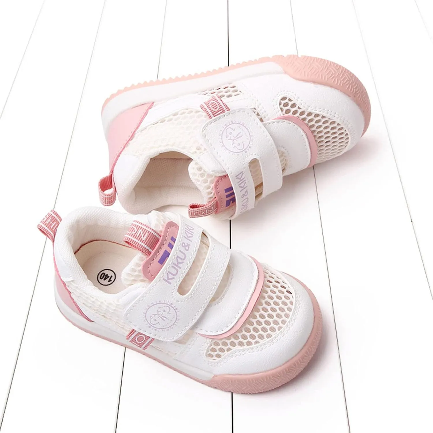 Fashion Summer Children Sports Shoes Boys and Girls Casual Shoes Flat Bottom Non Slip Hollow Mesh Upper Breathable and Comfortable Baby Size 6 Shoes