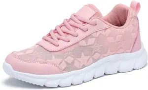 Flying Weaving Sneakers Women New Korean Fashion Round Head Lace Up Casual Shoes Thick Bottom Running Easy Works Shoes