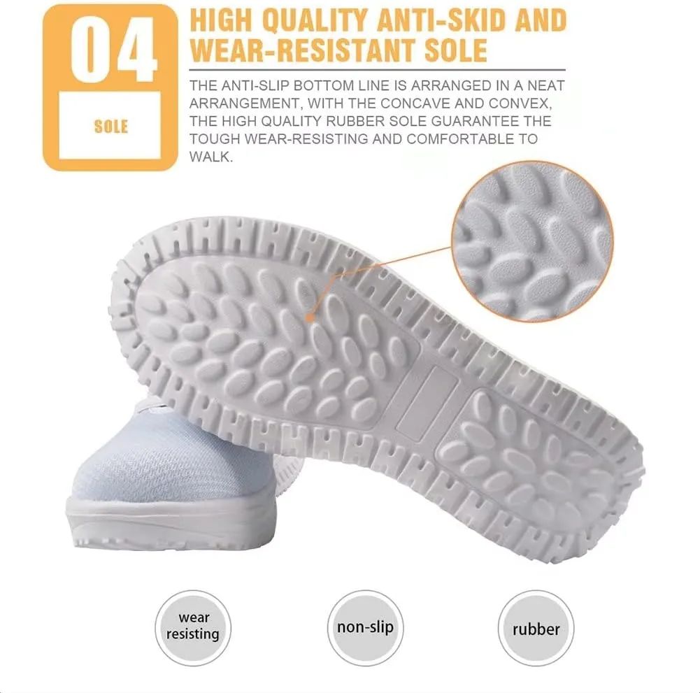 FOR U DESIGNS Women's Sneakers Platform Walking Shoes Casual Lace Up Running Shoes