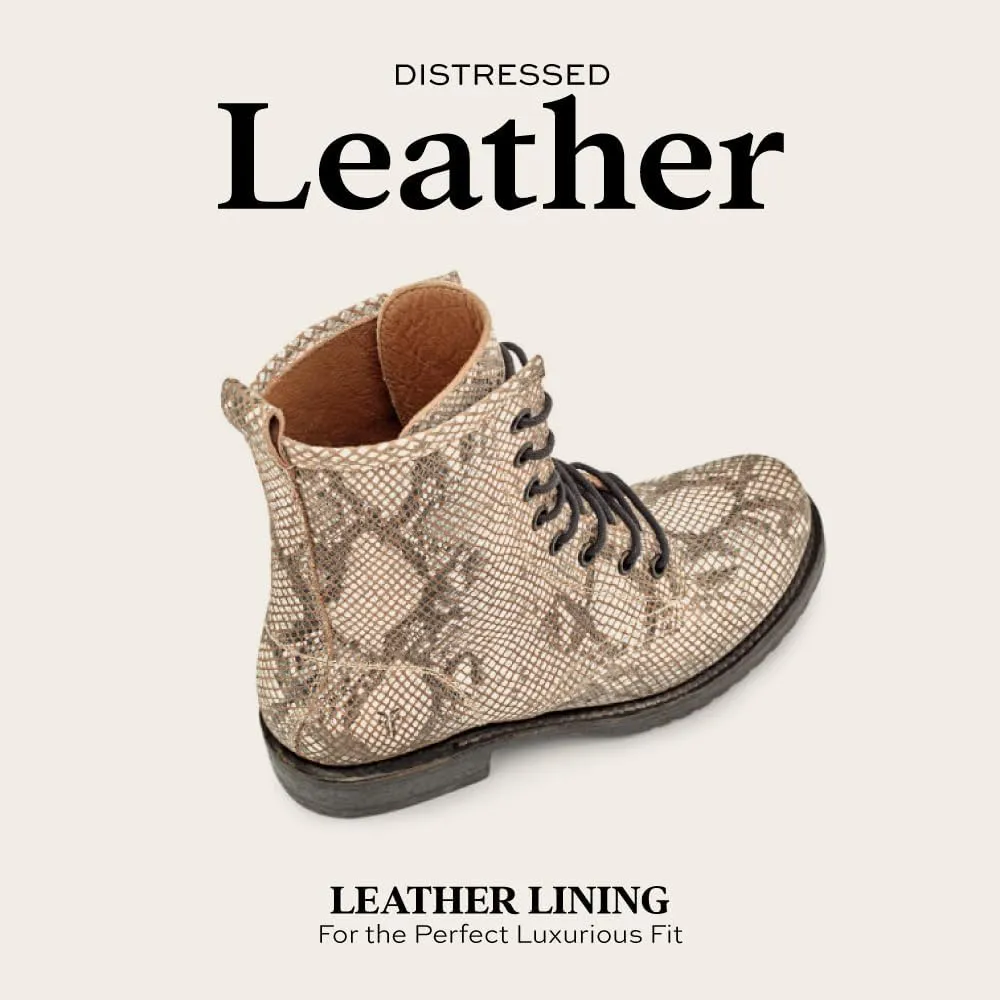 Frye Veronica Womens Combat Boots Crafted from Hand-Burnished Vintage Italian Leather with Genuine Stitch-Down Welt Construction and Leather Lining  6  Shaft Height
