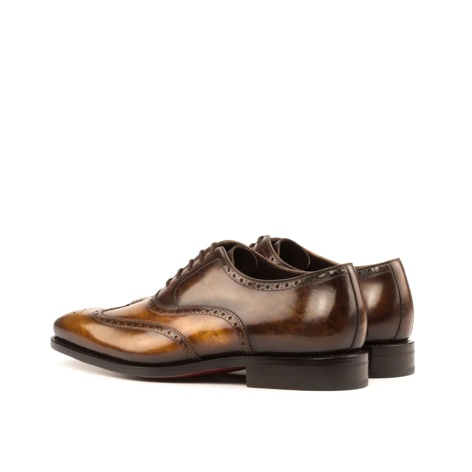 Full Brogue-Patina, Dark Brown, Brown-Wholesale