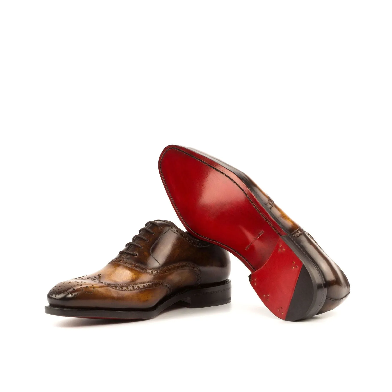 Full Brogue-Patina, Dark Brown, Brown-Wholesale