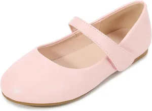 Girls Dress Shoes School Wedding Party Flower Mary Jane Shoes Leather Pu Ballet Flats For Toddler Baby Infant