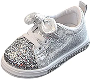 Girls Sneakers,Sequins Sport Bowknot Run Bling Crystal Baby Girls Boys Children Shoes Baby Shoes Baby Shows