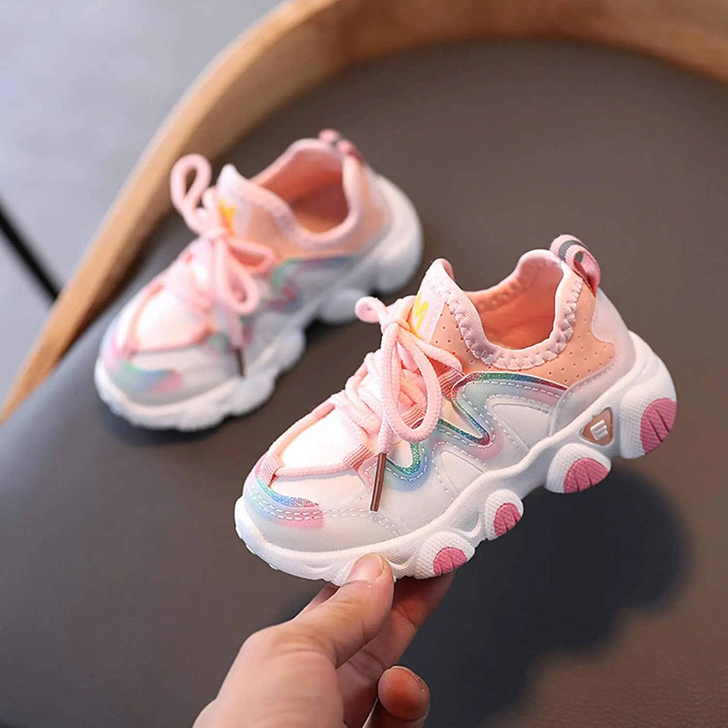 Girls Sneakers,Sequins Sport Bowknot Run Bling Crystal Baby Girls Boys Children Shoes Baby Shoes Baby Shows