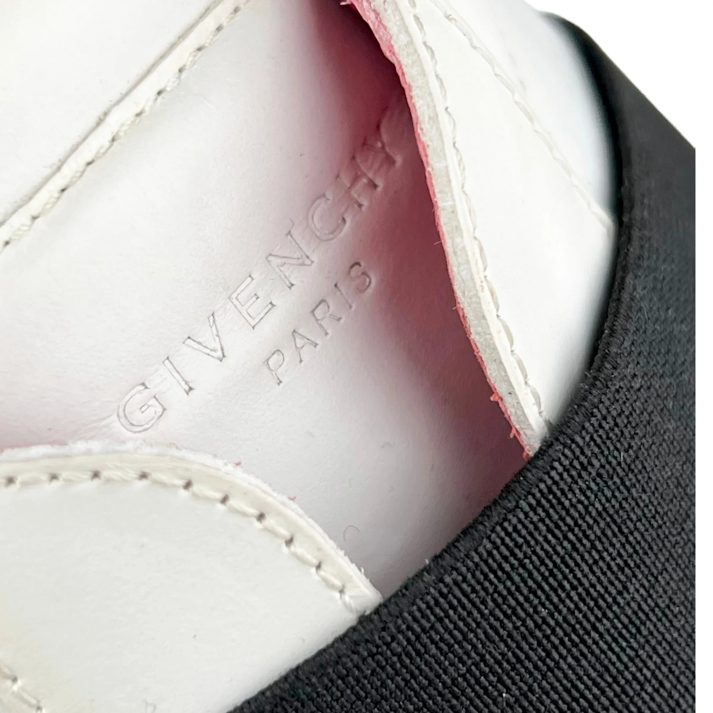 Givenchy Men's Paris Strap White & Fuchsia Sneakers