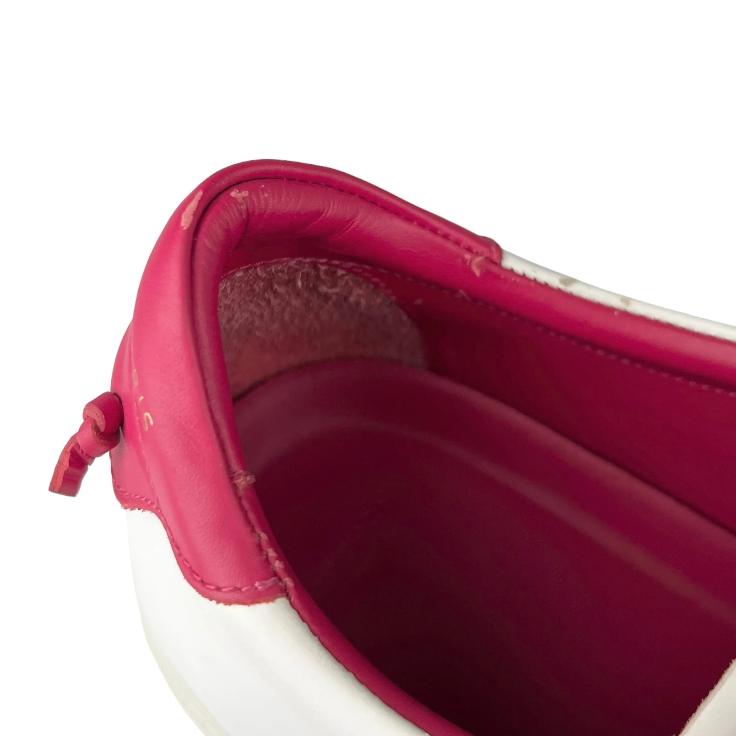 Givenchy Men's Paris Strap White & Fuchsia Sneakers