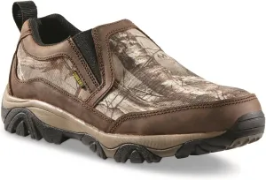 Guide Gear Arrowhead II Men's Leather Waterproof Slip-on Loafers Non-Slip Breathable Lightweight Shoes for Hiking, Walking, Outdoor, Casual, Work, Dress
