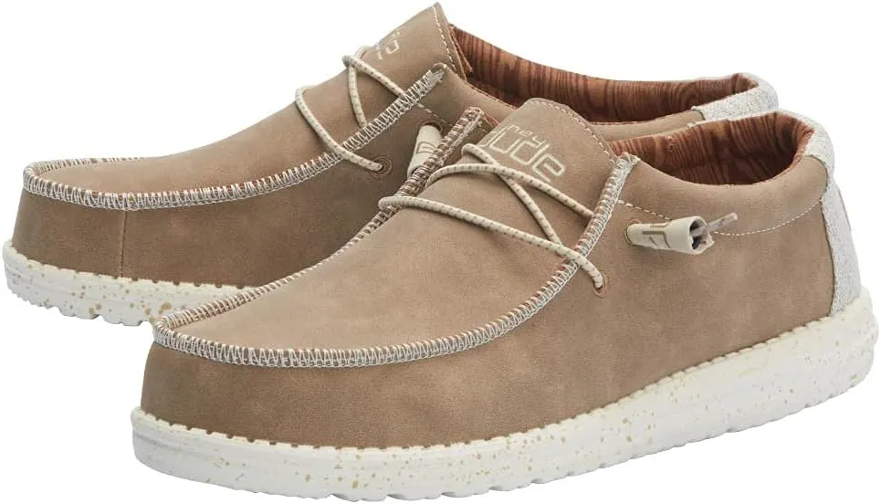 Hey Dude Men's All Wally Styles | Men’s Shoes | Men's Lace Up Loafers | Comfortable & Light-Weight