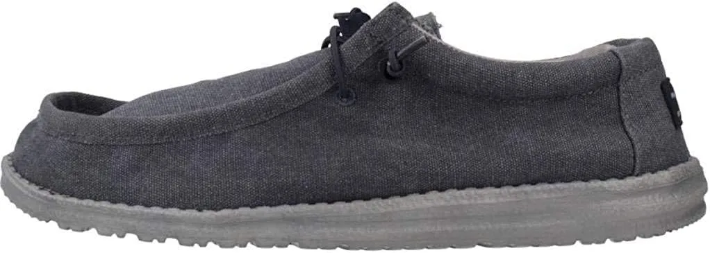 Hey Dude Men's Wally Classic, Men’s Shoes, Men's Slip-on Loafers, Comfortable & Light-Weight
