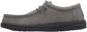 Hey Dude Men's Wally Classic, Men’s Shoes, Men's Slip-on Loafers, Comfortable & Light-Weight