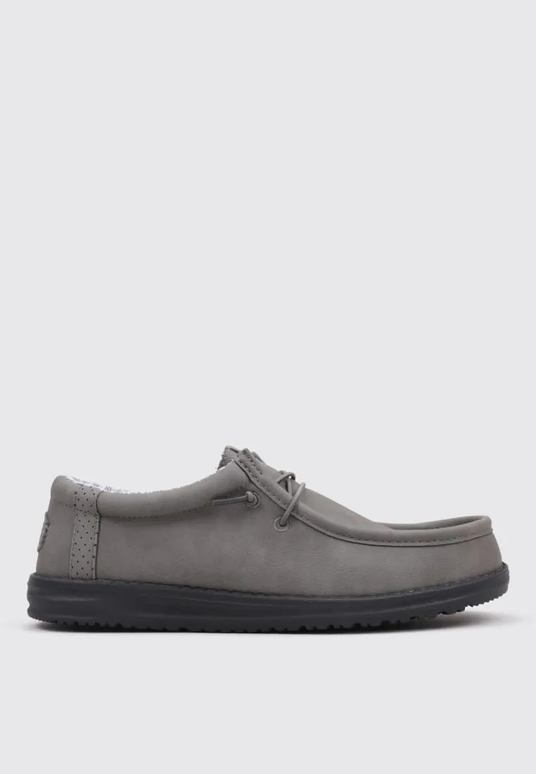 Hey Dude Men's Wally Classic, Men’s Shoes, Men's Slip-on Loafers, Comfortable & Light-Weight