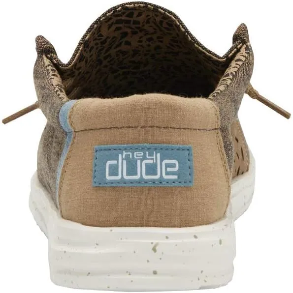 Hey Dude Men's Wally Funk | Men’s Shoes | Men's Lace Up Loafers | Comfortable & Light-Weight