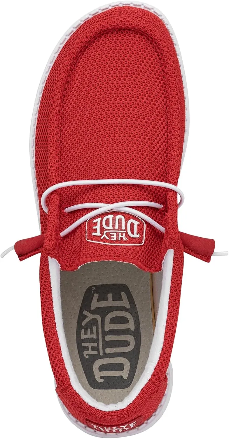 Hey Dude Men's Wally Sox | Retired Men’s Shoes | Men's Lace Up Loafers | Comfortable & Light-Weight