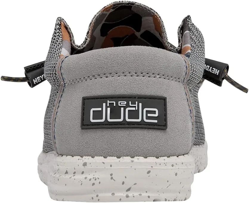 Hey Dude Men's Wally Sox | Retired Men’s Shoes | Men's Lace Up Loafers | Comfortable & Light-Weight