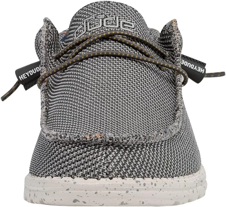 Hey Dude Men's Wally Sox | Retired Men’s Shoes | Men's Lace Up Loafers | Comfortable & Light-Weight