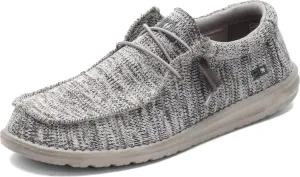 Hey Dude Men's Wally Sox | Retired Men’s Shoes | Men's Lace Up Loafers | Comfortable & Light-Weight
