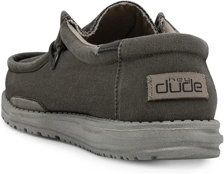 Hey Dude Men's Wally Wash | Men’s Shoes Lace Up Loafers Comfortable & Light-Weight