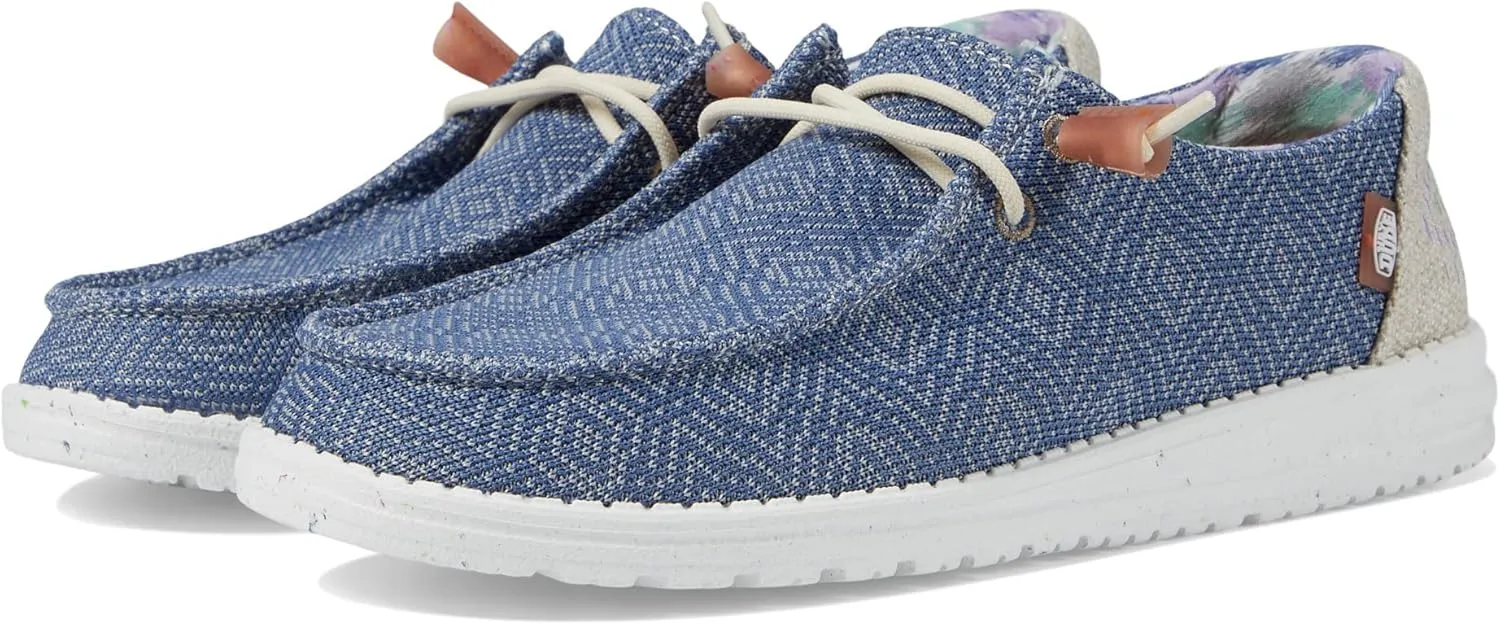 Hey Dude Women's Lily Multiple Colors | Women’s Shoes | Women’s Lace Up Loafers | Comfortable & Light-Weight