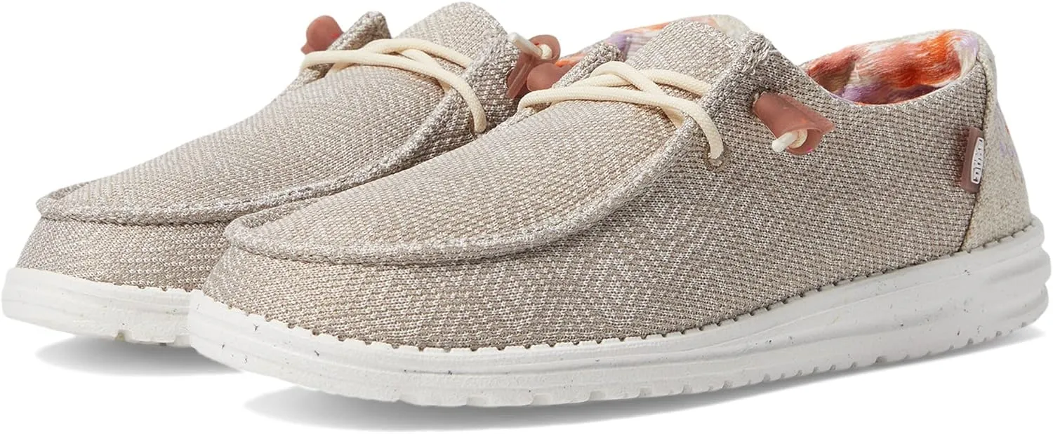 Hey Dude Women's Lily Multiple Colors | Women’s Shoes | Women’s Lace Up Loafers | Comfortable & Light-Weight