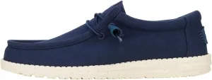 HEYDUDE Men's Wally Canvas, Men’s Shoes, Slip-on Loafers, Comfortable & Light-Weight