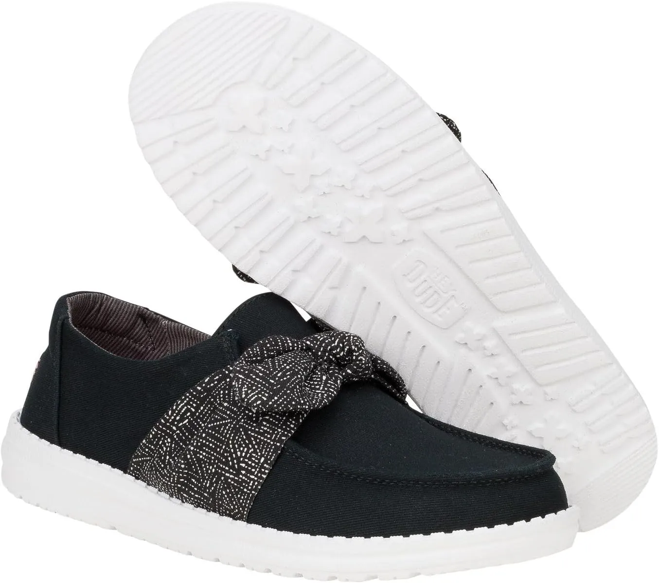 HEYDUDE Wendy Bow Essentials, Women’s Shoes, Women’s Slip-on Loafers, Comfortable & Light-Weight
