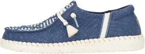 HEYDUDE Wendy Funk Coastal Jute Navy Blazer Size 9, Women’s Shoes, Women’s Slip-on Loafers, Comfortable & Light-Weight