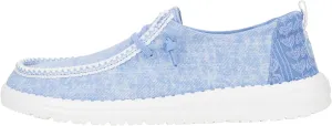 HEYDUDE Wendy Surf Wash Blue Size 11, Women’s Shoes, Women’s Slip-on Loafers, Comfortable & Light-Weight