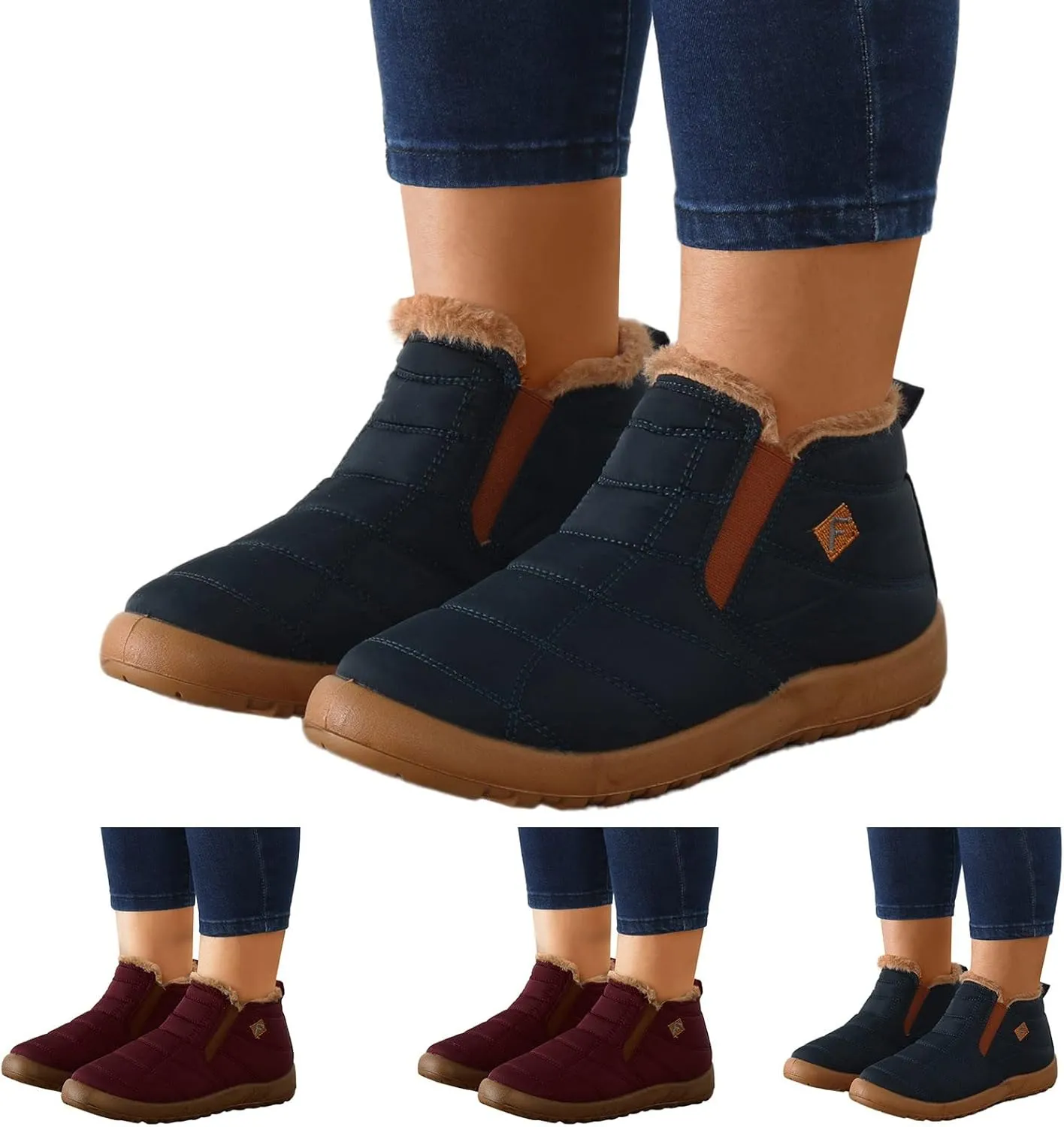 Hiking Boots for Teen Girl Waterproof Winter Boots Insulated Ankle Shoes Lightweight Hiking Boot Work Boots for Men