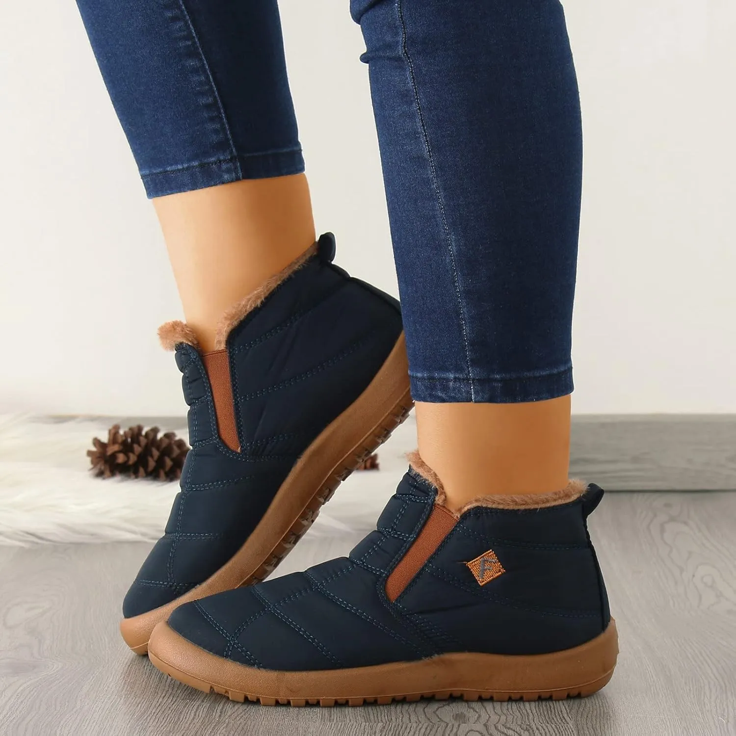 Hiking Boots for Teen Girl Waterproof Winter Boots Insulated Ankle Shoes Lightweight Hiking Boot Work Boots for Men