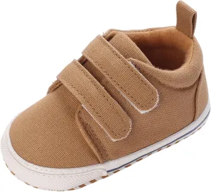 Infant Girls Boys Flat Bottom Ankle Sneakers Lightweight Comfortable High Top Casual Shoes for Outdoor Walking