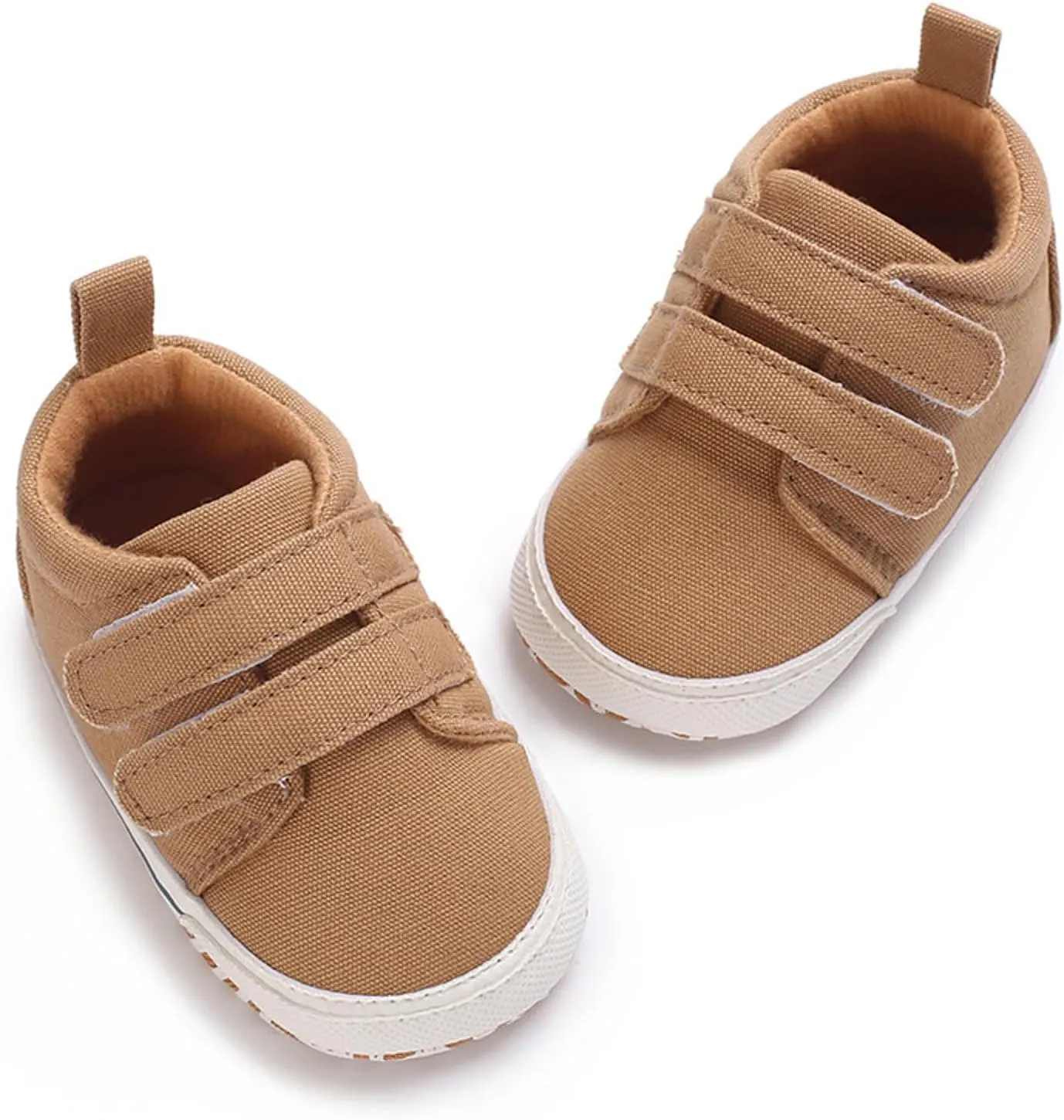 Infant Girls Boys Flat Bottom Ankle Sneakers Lightweight Comfortable High Top Casual Shoes for Outdoor Walking