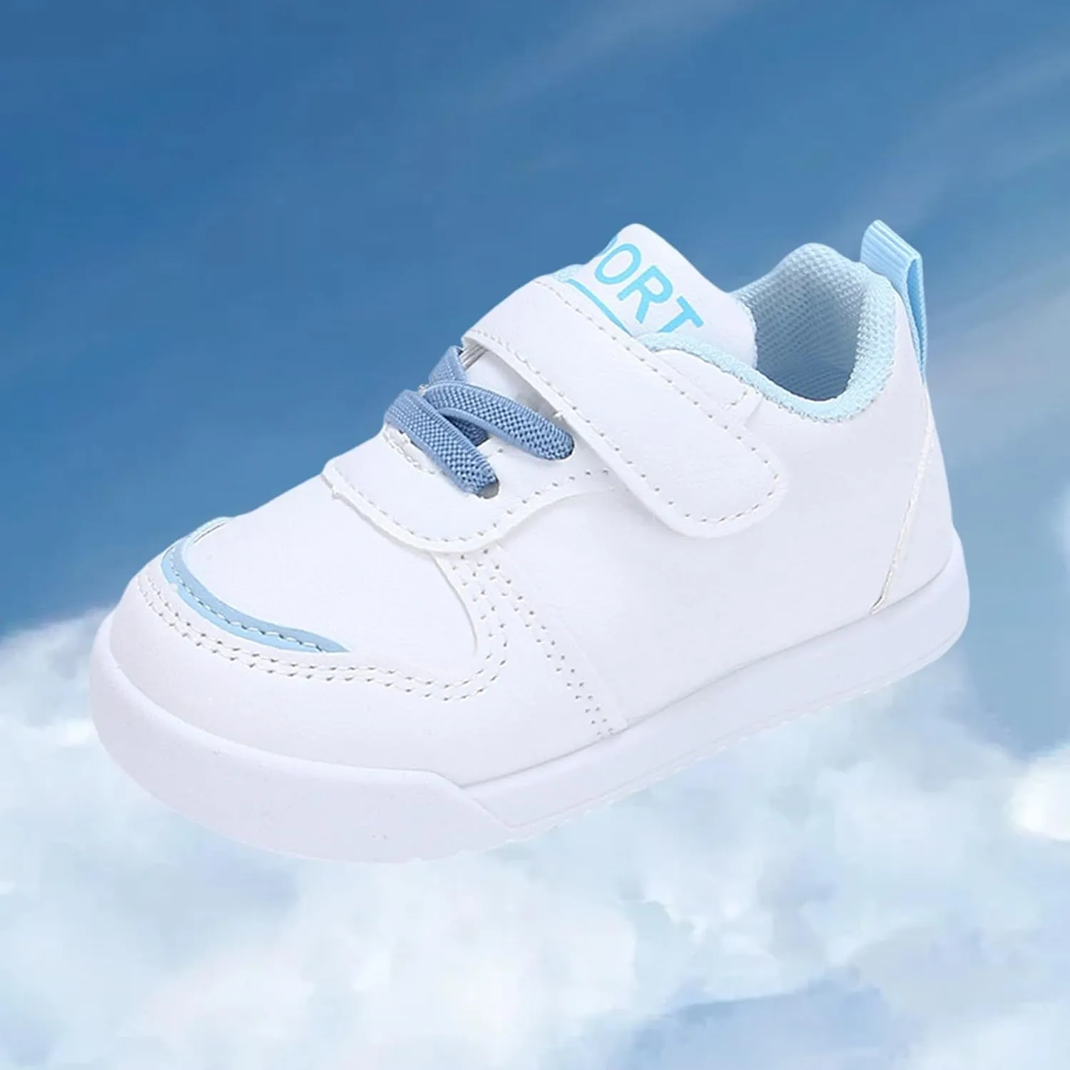Infant Kids Sneakers School Running Loafers Lo𝐰 Top Walking Tennis Casual Shoes Strap Athletic Sneakers for Children