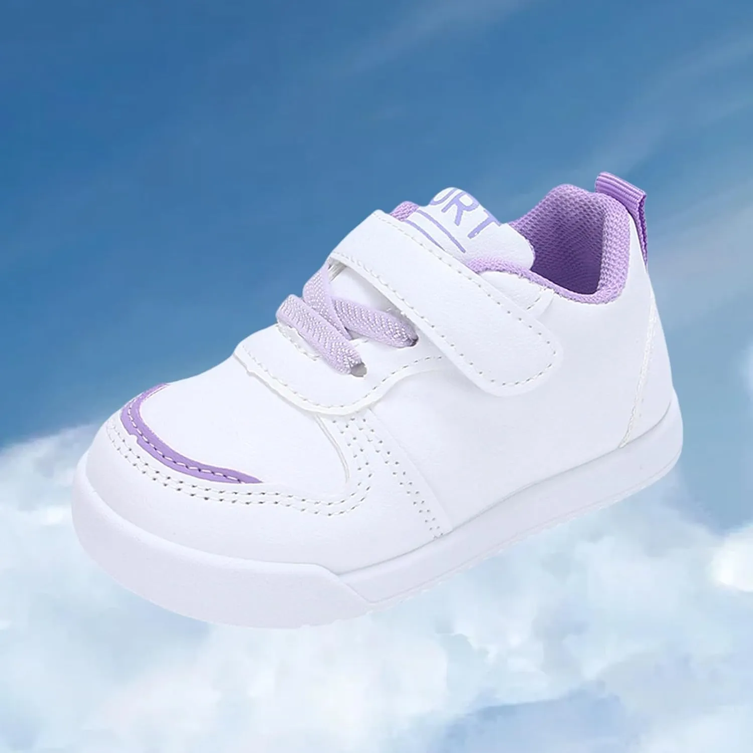 Infant Kids Sneakers School Running Loafers Lo𝐰 Top Walking Tennis Casual Shoes Strap Athletic Sneakers for Children