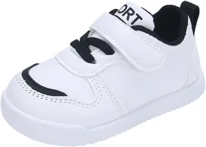 Infant Kids Sneakers School Running Loafers Lo𝐰 Top Walking Tennis Casual Shoes Strap Athletic Sneakers for Children