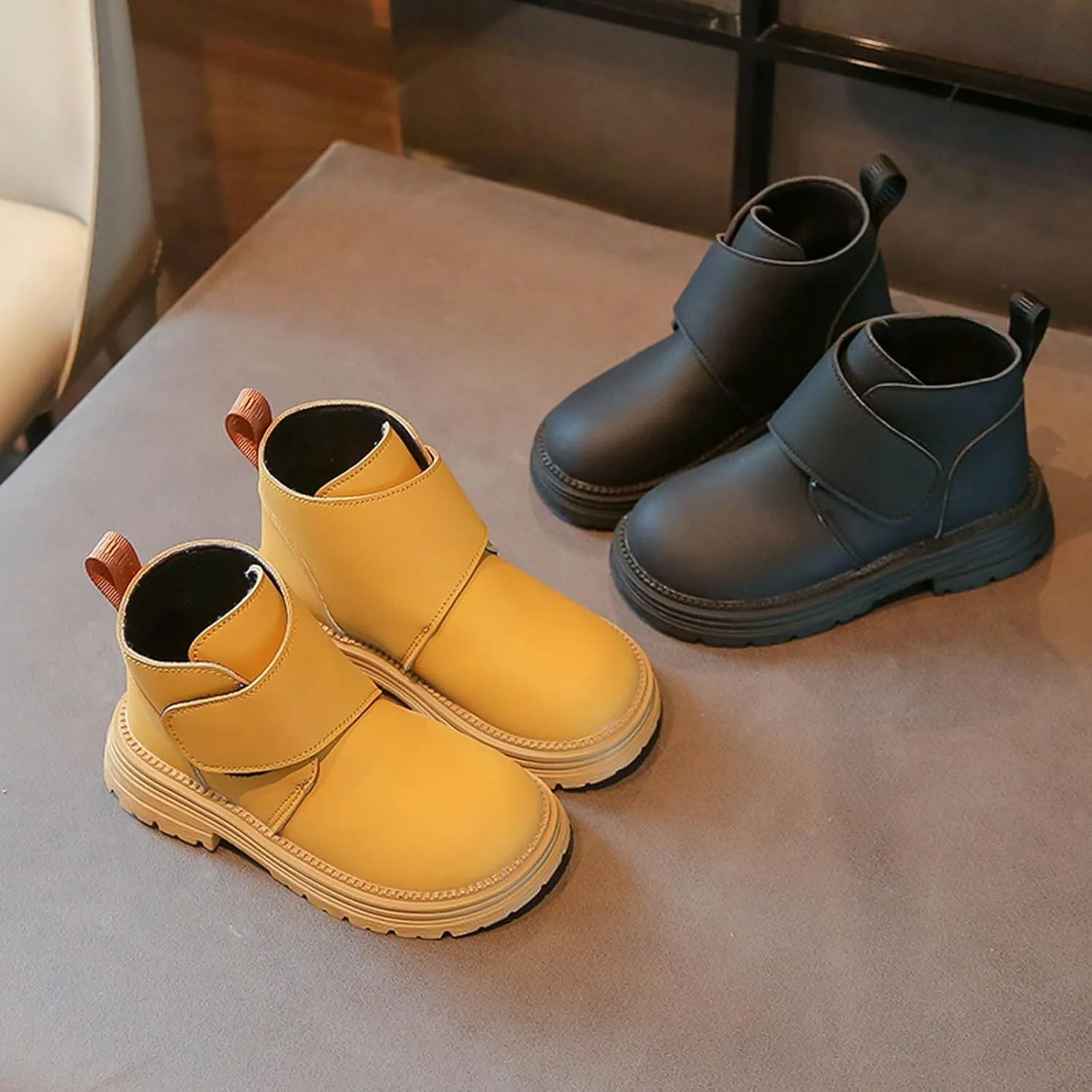 Infant Toddler Kids Winter Ankle Boot Solid Classic Water Proof Rubber Soft Sole Anti Winter Boots Sizes11 Cowboy Boots