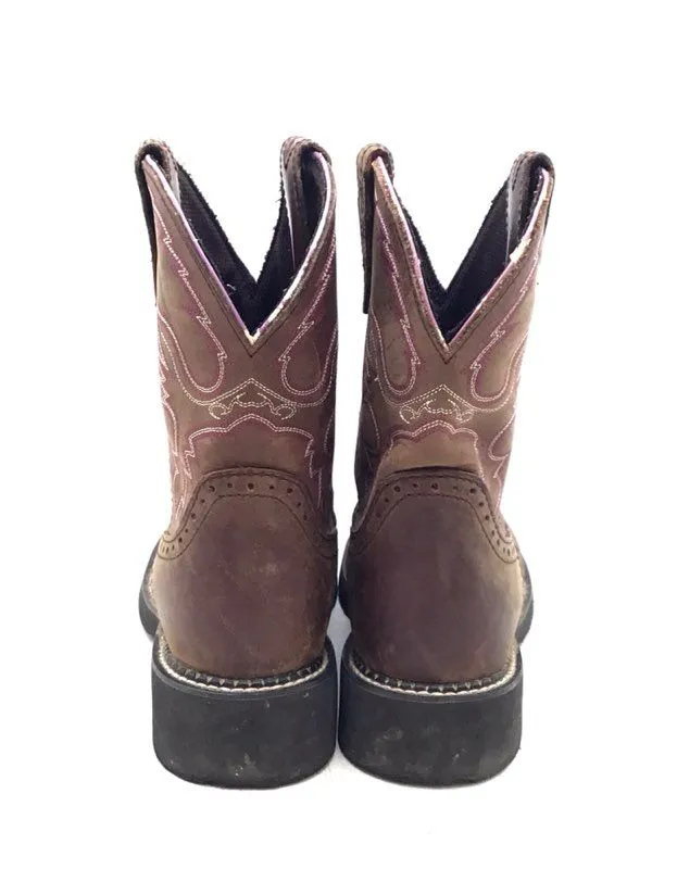 Justin Women's Gypsy L9903 Brown Leather Cowgirl Western Boots - Size 7 B