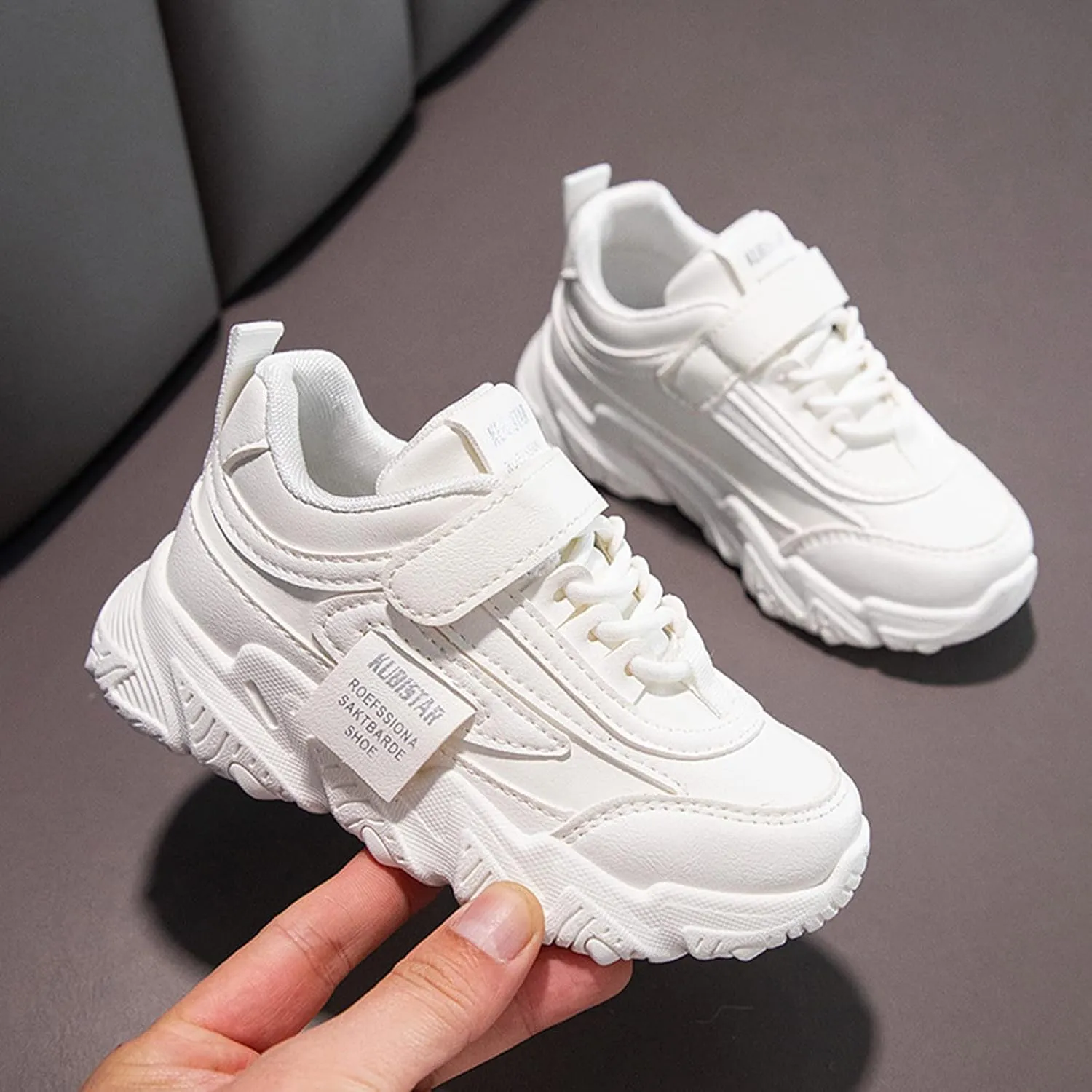 Kid Shoes Toddler Boy Girl Fashion Sneaker Athletic Running Shoes Big Kids Light Lace Up Non Slip Sports Shoes