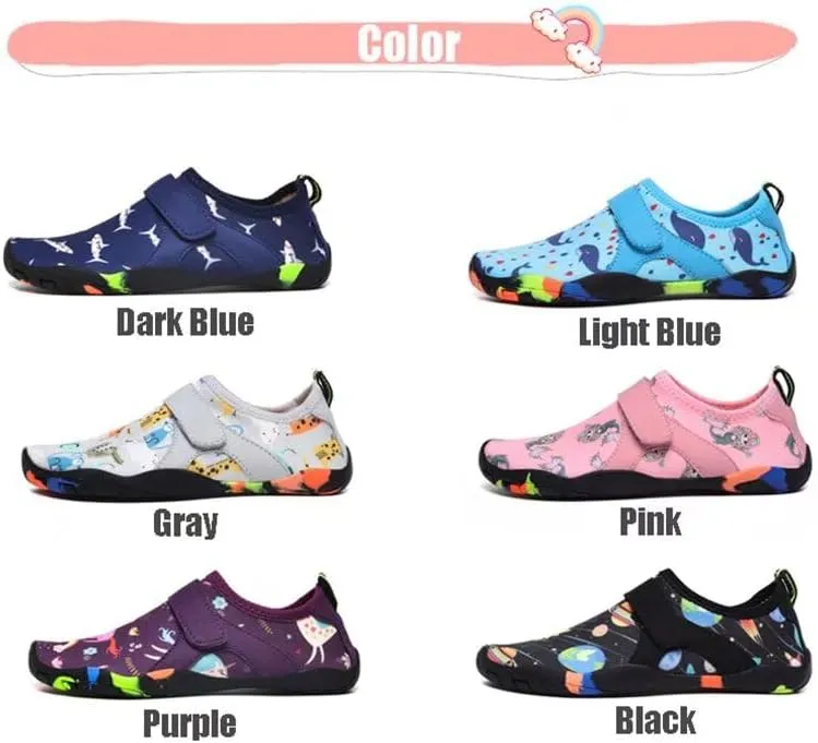 Kids Boy Girl Anti Slip Aqua Shoes for Beach