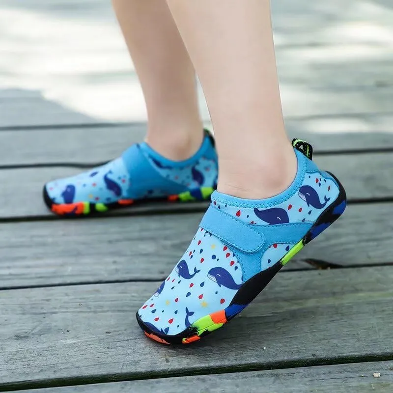 Kids Boy Girl Anti Slip Aqua Shoes for Beach
