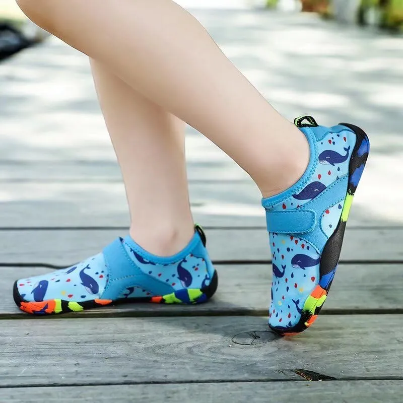 Kids Boy Girl Anti Slip Aqua Shoes for Beach